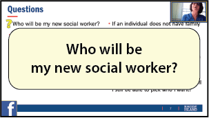 Who will be my new social case worker?